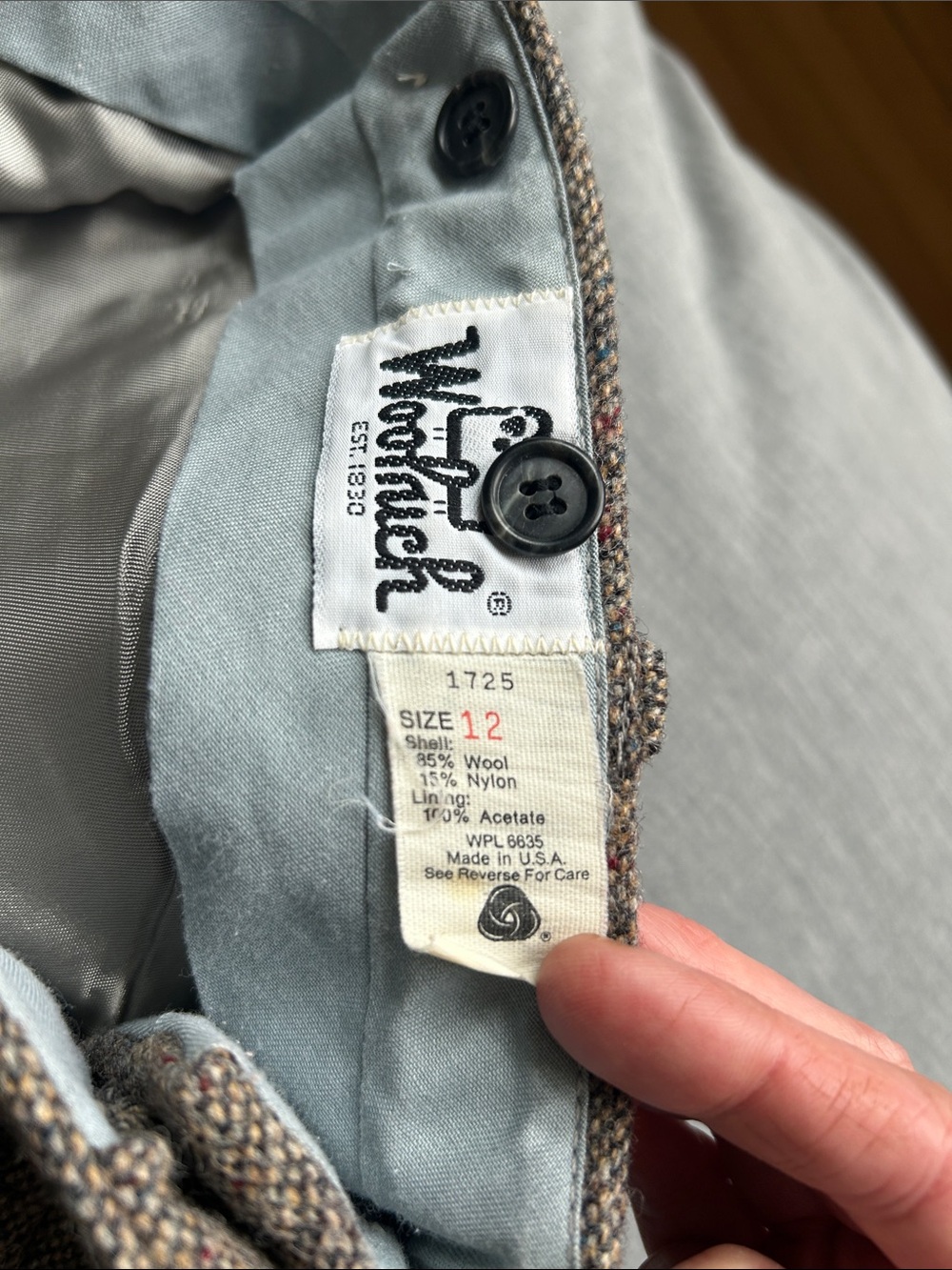 Woolrich Vintage 1960s Wool Trouser Pants - Picture 3 of 11